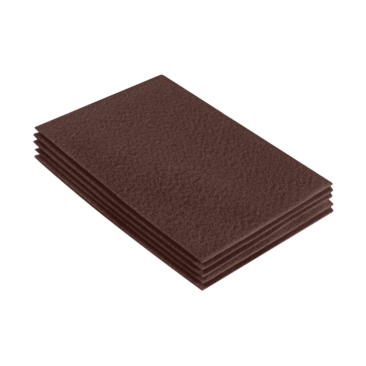 FabricLA Acrylic Felt Sheets for Crafts - Precut 9" X 12" Inches (20 cm X 30 cm) Felt Squares - Use Felt Fabric Craft Sheets for DIY, Costume, and Decoration | Light Brown - 5 Pieces